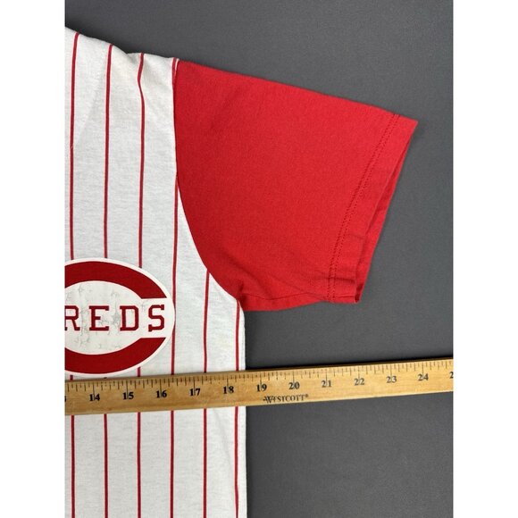 Vintage 90s Russell Athletic Cincinnati Reds Baseball Jersey Youth XL Rare MLB - Picture 15 of 16